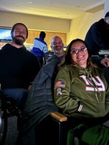 River Deep Foundation guests having a grand time at a Colorado Avalanche Game